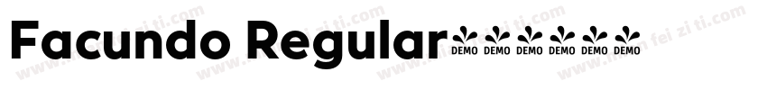 Facundo Regular字体转换